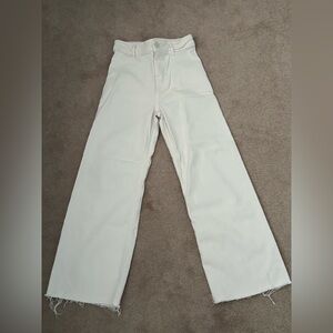 Zara MARINE STRAIGHT white pants